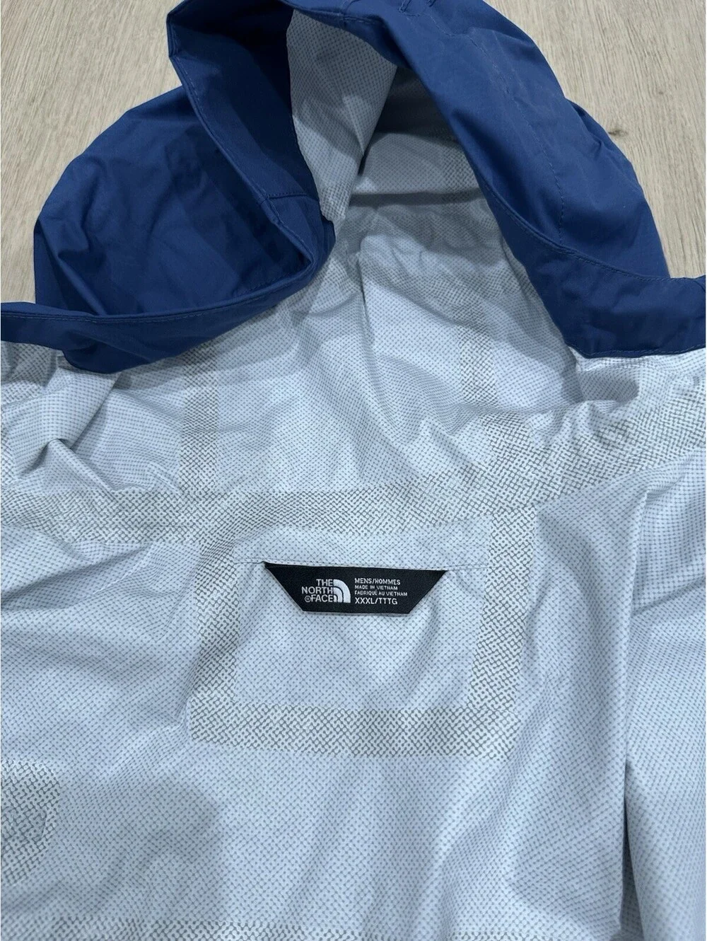 NWT The North Face DryVent Rain Jacket Mens XXXL 3XL Blue Hood Windbreaker